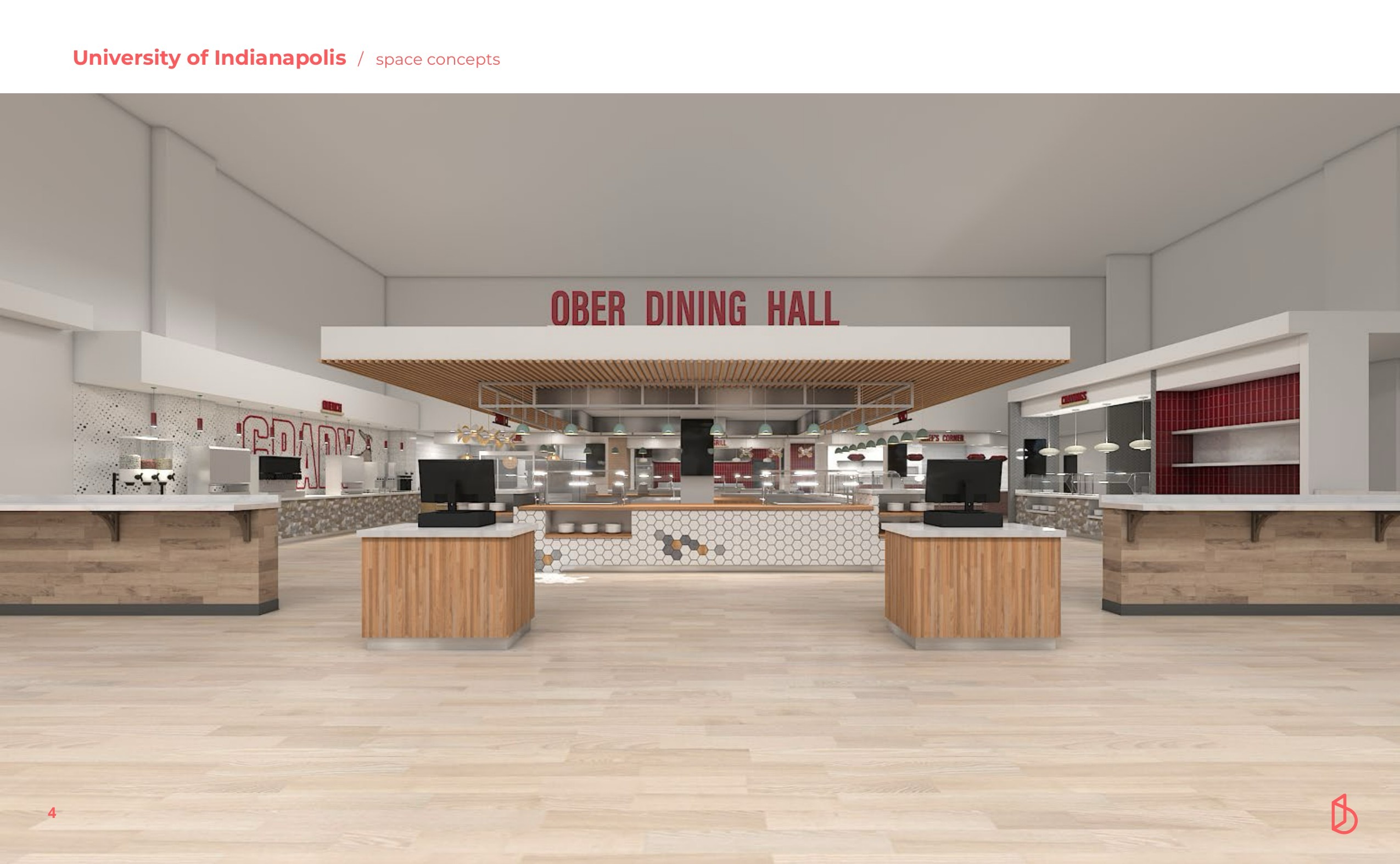 University of Indianapolis entrance concept rendering